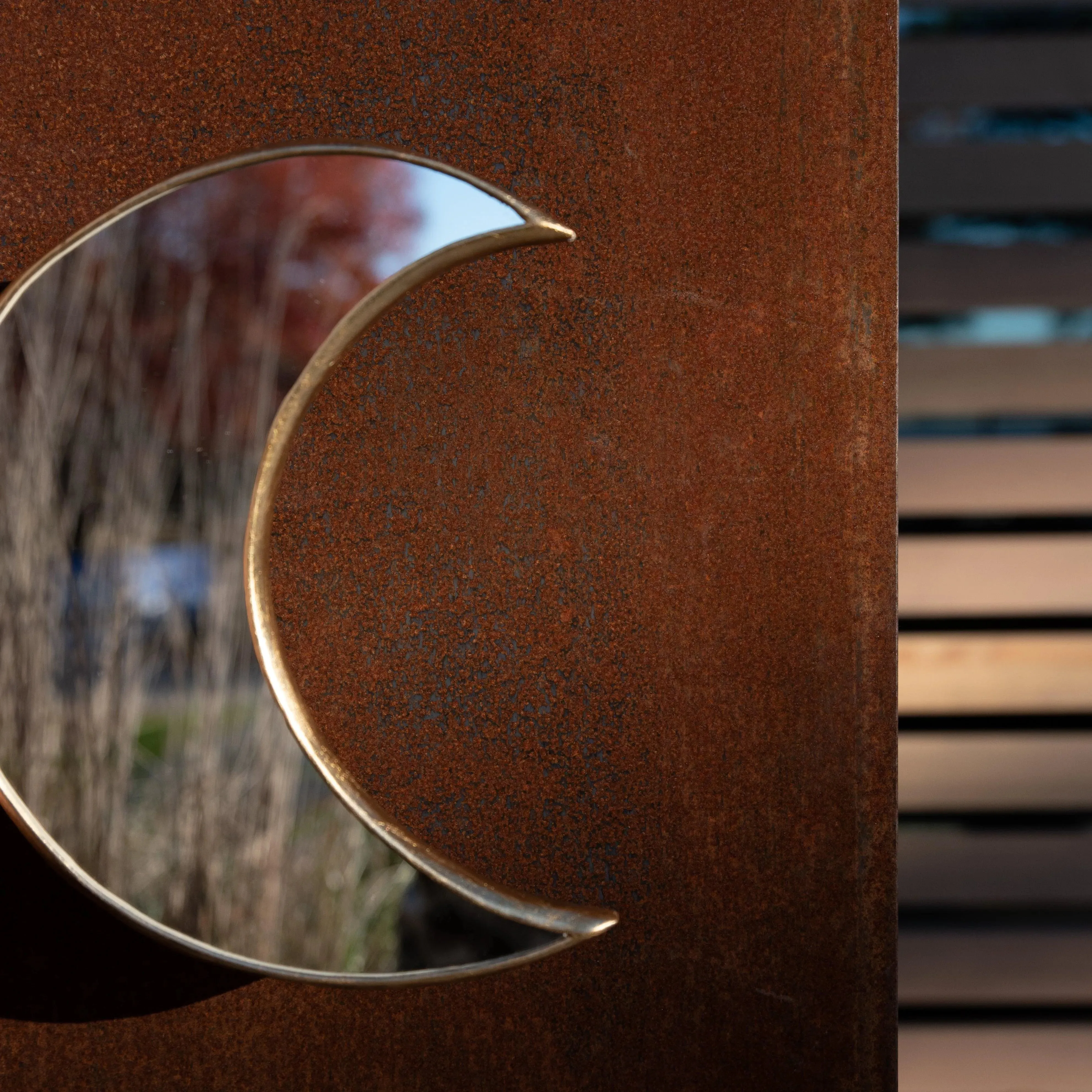 Peruvian Wall Mirror - Crescent Moon