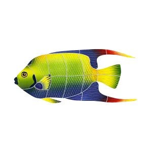 Queen Angelfish, Small - Pool Mosaic