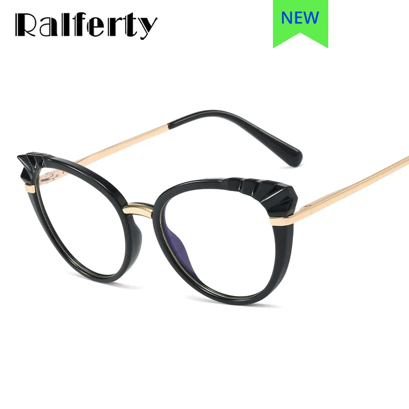 Ralferty Women's Full Rim Cat Eye Tr 90 Eyeglasses F95701