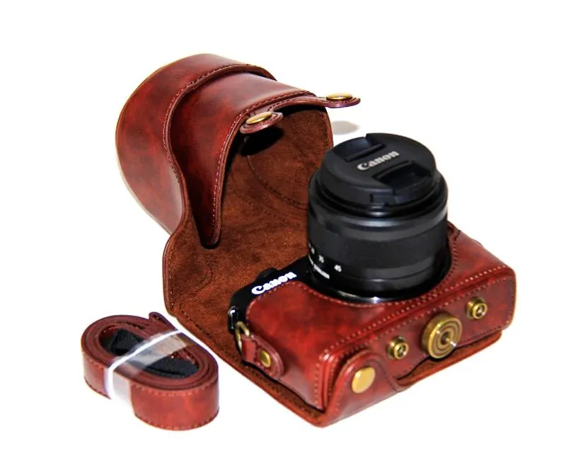 Retro Canon EOS M10 Leather Camera Case