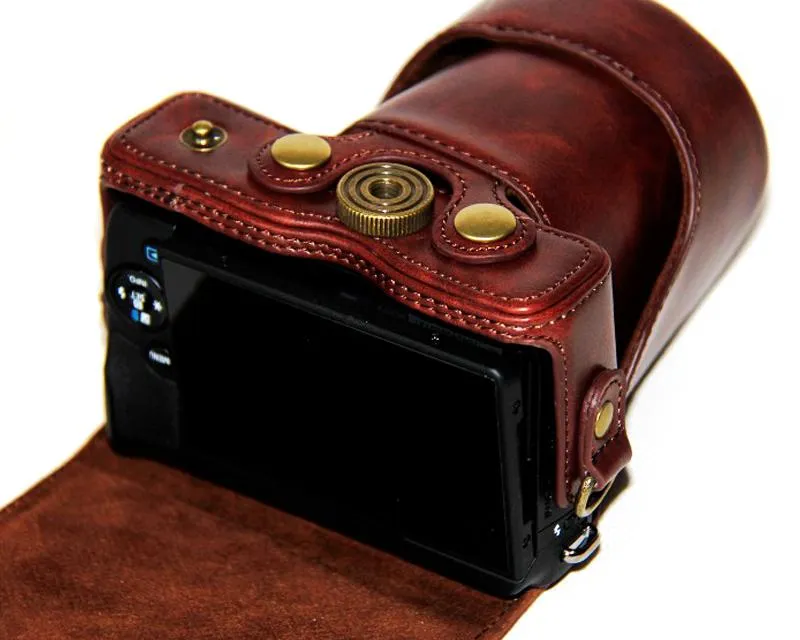 Retro Canon EOS M10 Leather Camera Case