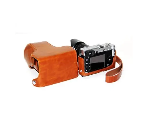 Retro Fujifilm X-E2 Camera Leather Case