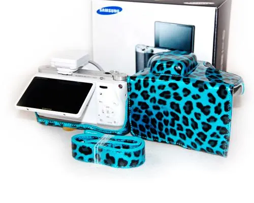 Retro Leopard Samsung Smart Camera NX500 Leather Case