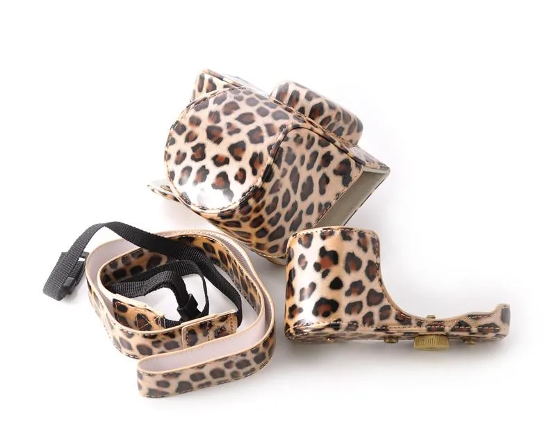 Retro Leopard Samsung Smart Camera NX500 Leather Case