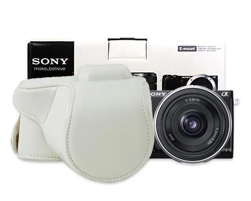 Retro Sony NEX-5T Camera Leather Case