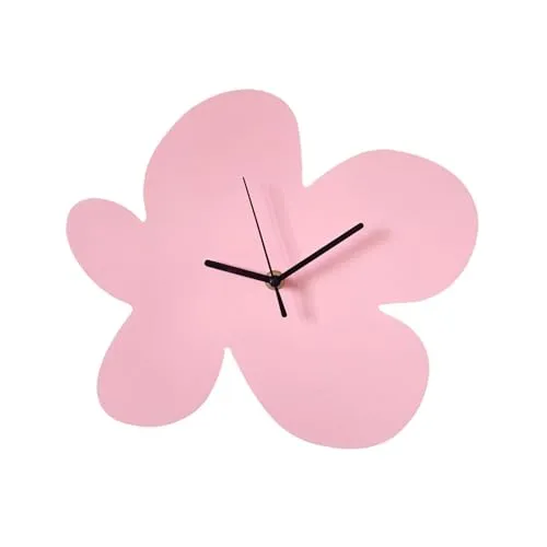 SECRET DESIRE Nordic Minimalist Flower Clock Desk Clock for Kitchen Coffee Shop Restaurant