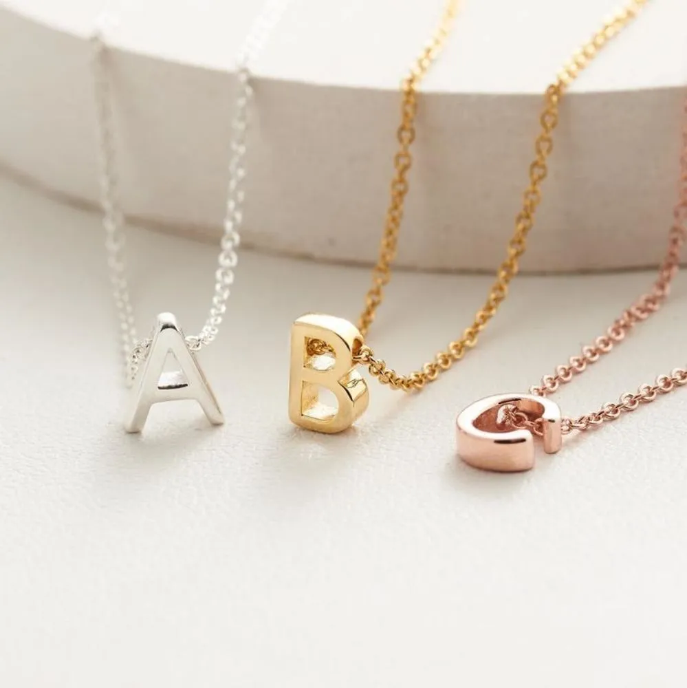 Single Letter Necklace