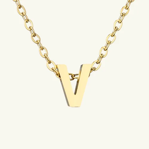 Single Letter Necklace