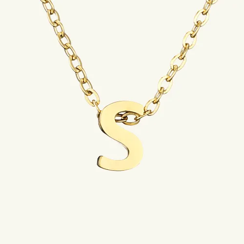 Single Letter Necklace