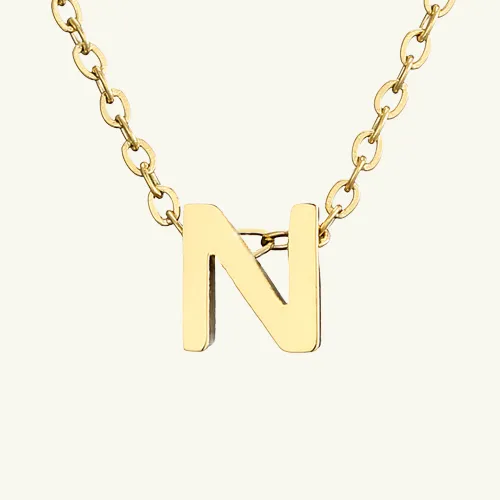 Single Letter Necklace