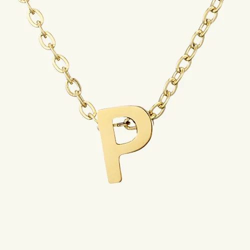 Single Letter Necklace