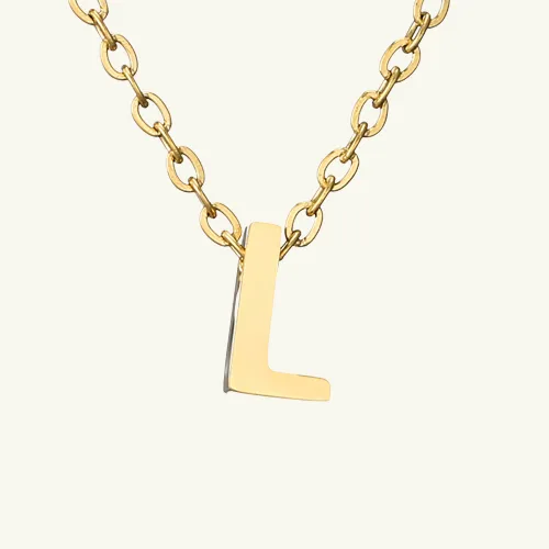 Single Letter Necklace