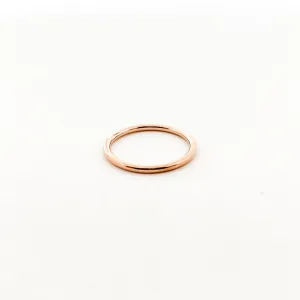 Smooth Stacker Ring | Rose Gold