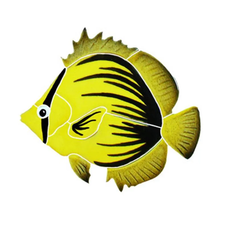 Spiked Butterfly Fish - Pool Mosaic