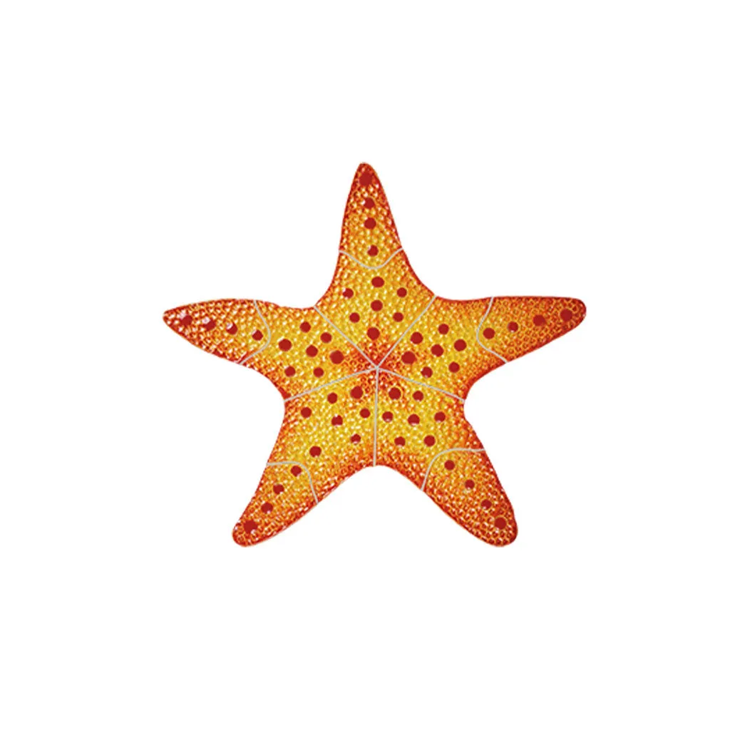 Starfish - Red 10" - Pool Mosaic