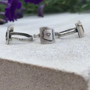 State Your Love Ring - Sterling Silver