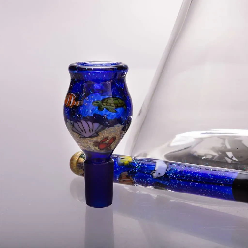 Strobel Glass - 12" Aquatic Themed Bong