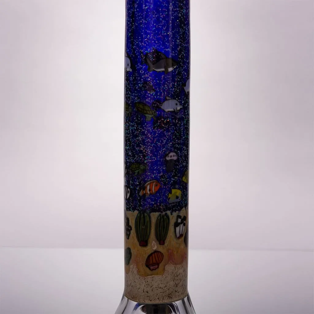 Strobel Glass - 12" Aquatic Themed Bong