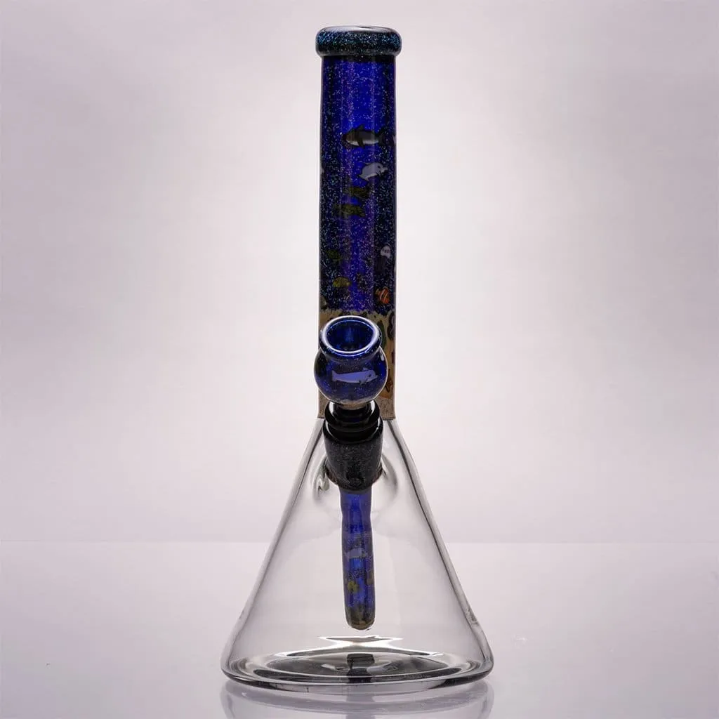 Strobel Glass - 12" Aquatic Themed Bong