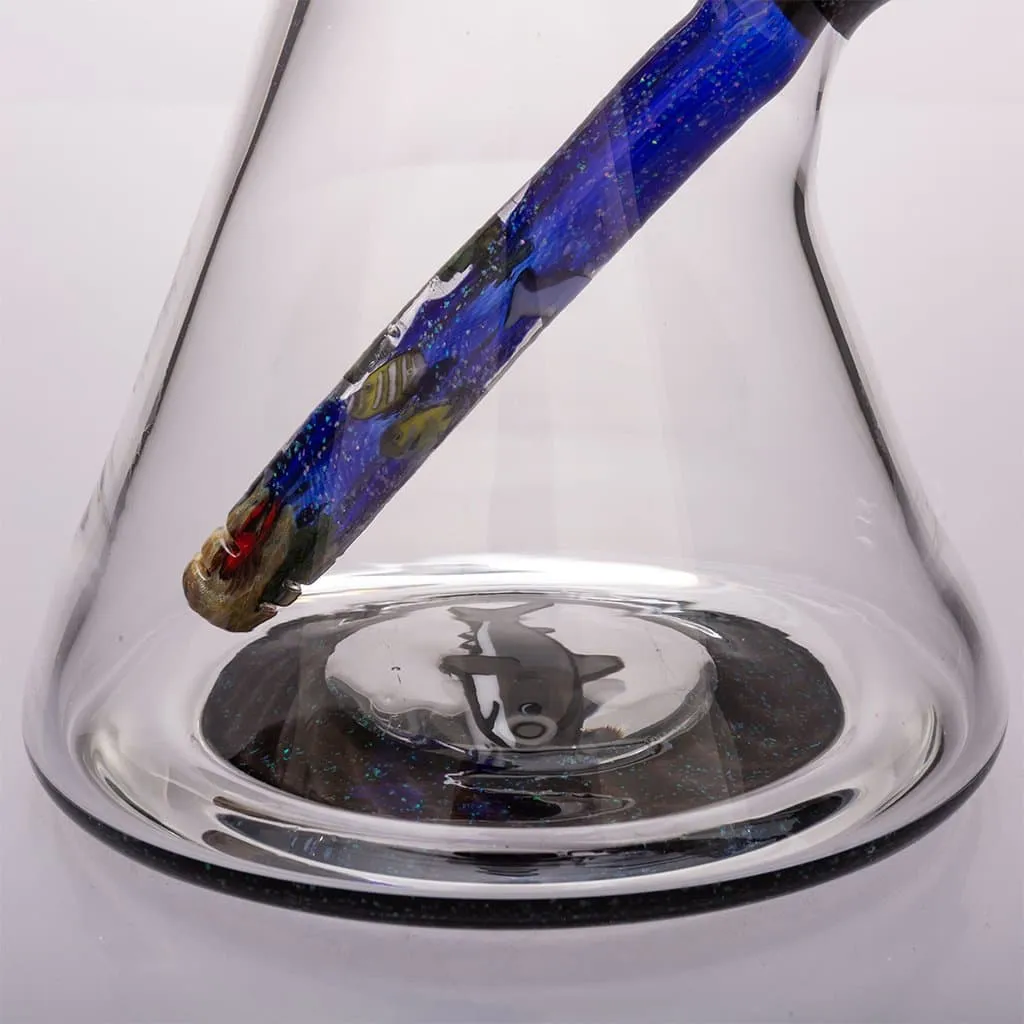 Strobel Glass - 12" Aquatic Themed Bong