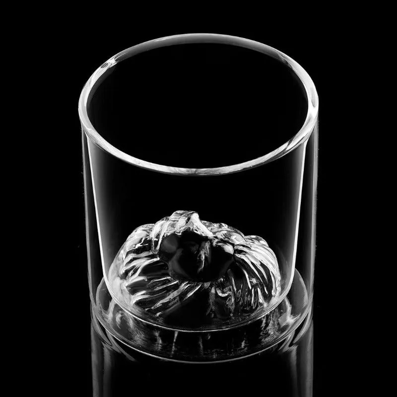 The Lion Whiskey Glass