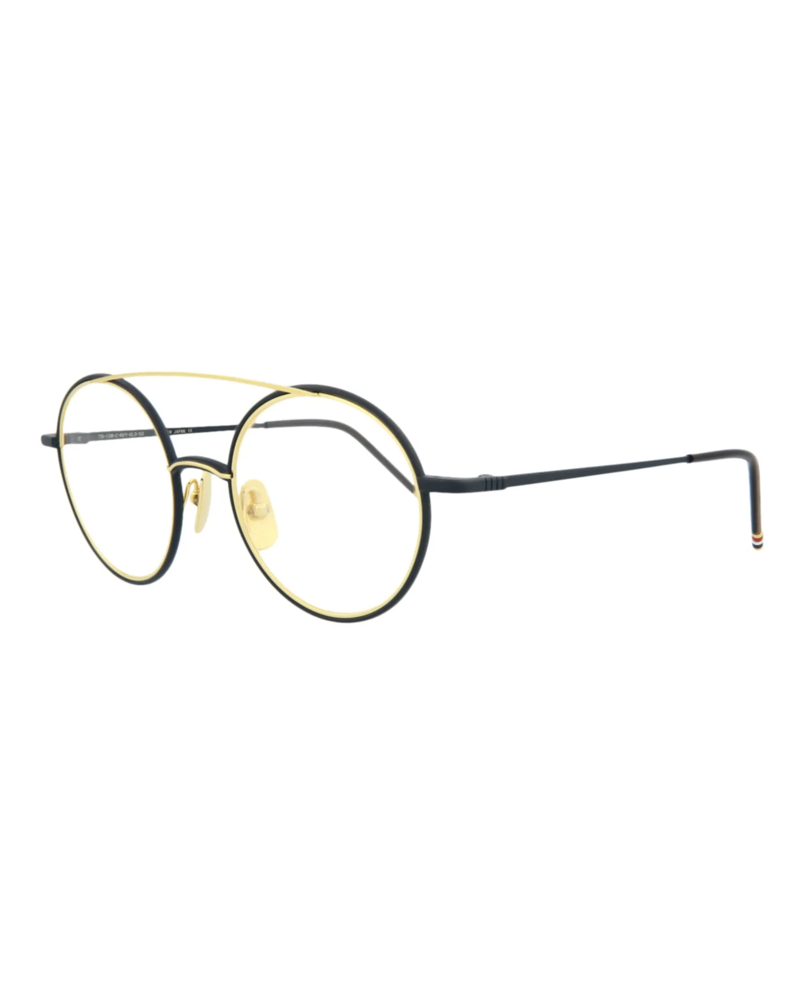 Thom Browne Novelty Optical, style # TB108-CNVYGLD50