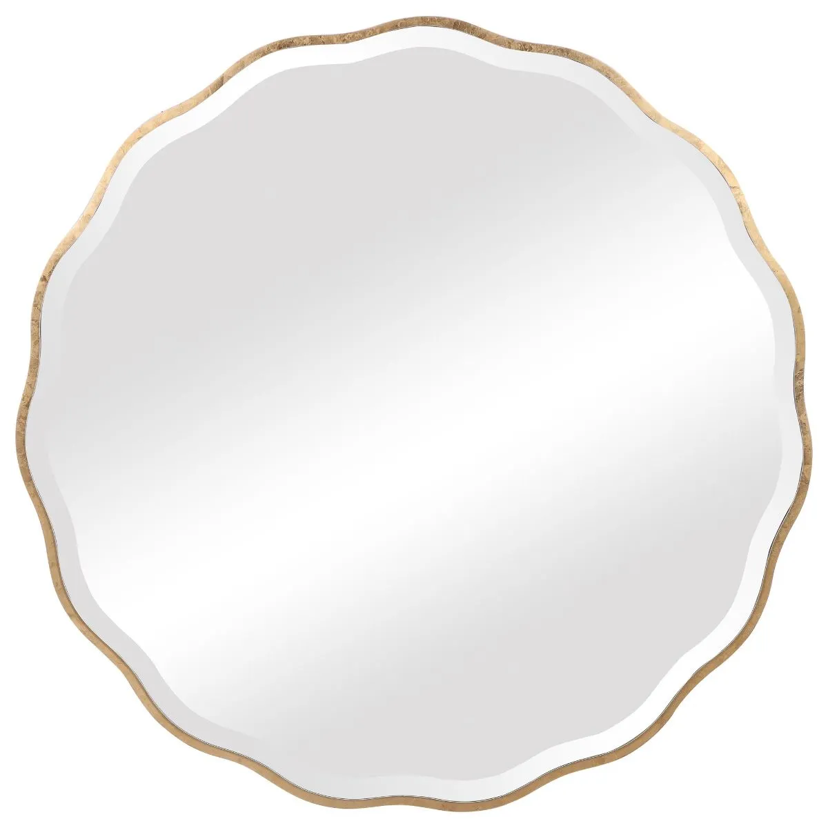 Uttermost Aneta Gold Round Mirror