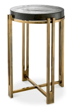 Vintage Glass Side Table | Eichholtz Claremont