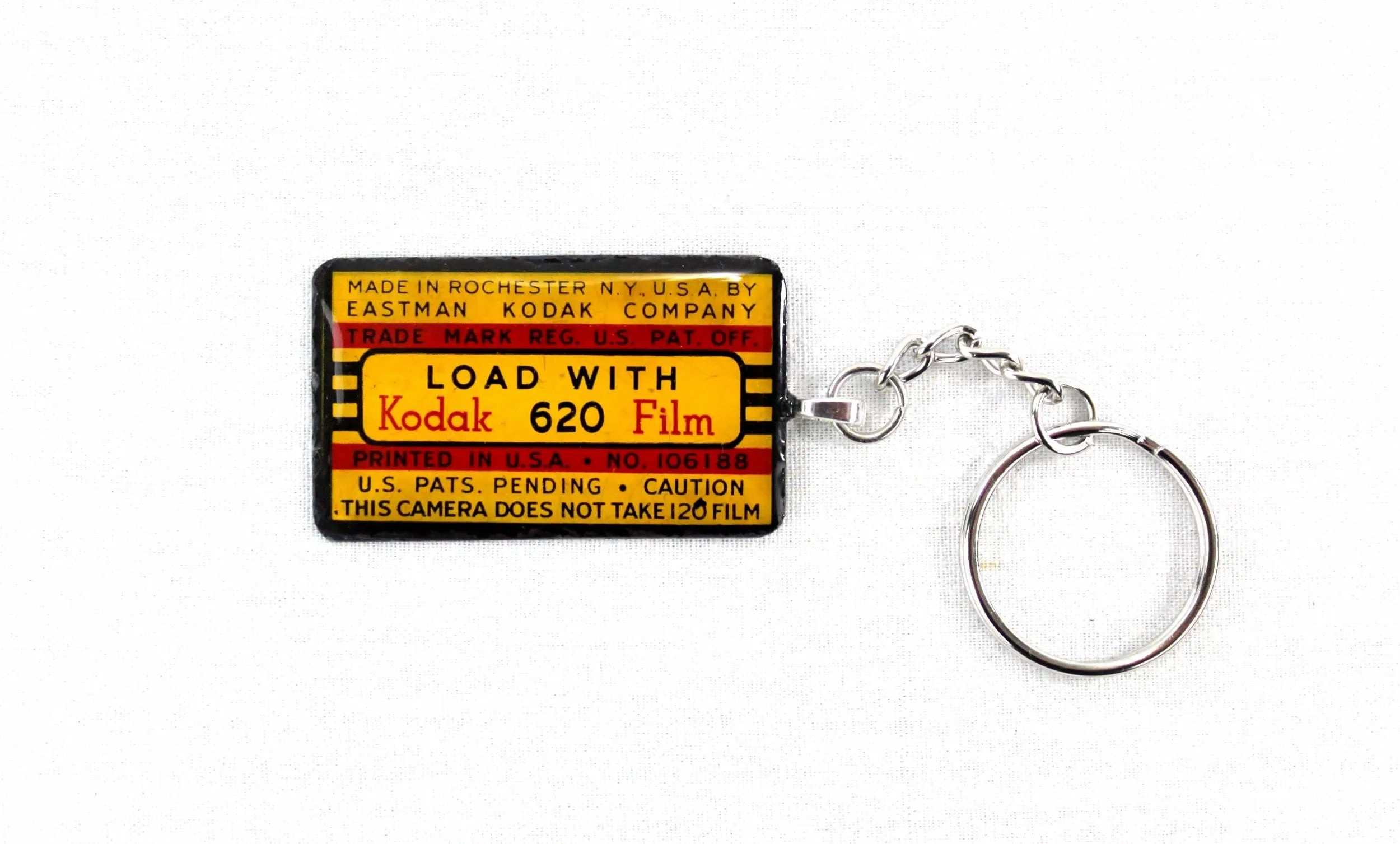 Vintage Kodak 620 Rollfilm Keychain - unique gifts for him and her