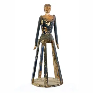 Wooden Figure on Stand