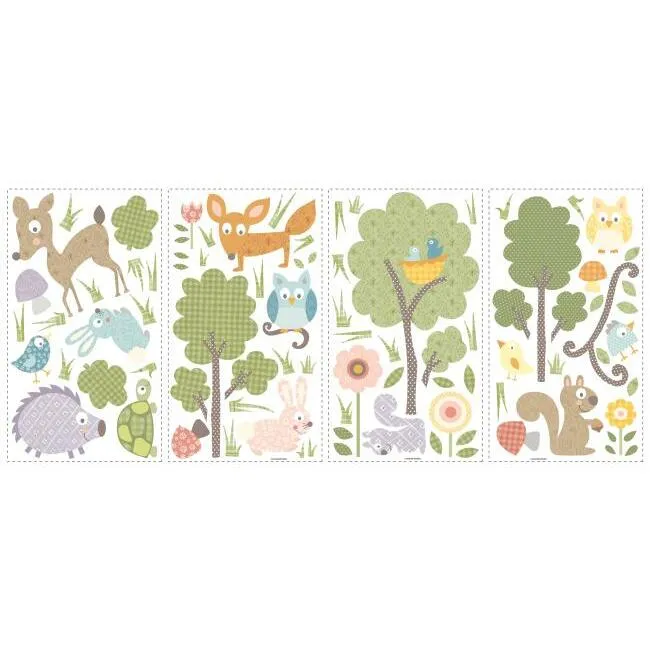 Woodland Animals Wall Decals