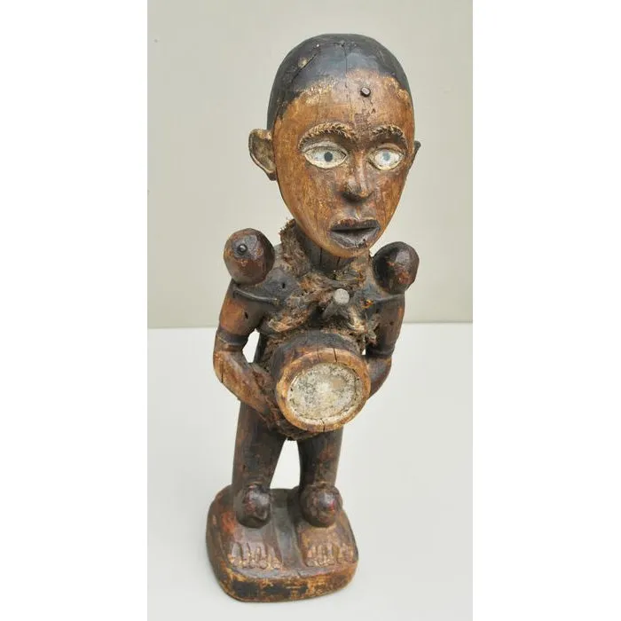 Yombe Nkondi Anti Sorcery Power Figure, DRC Congo #140